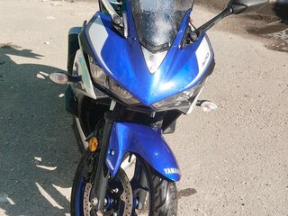 2015 Yamaha YZF-R3, синий, 450000 рублей, вид 1