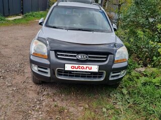 2004 Kia Sportage II, серый, 450000 рублей, вид 1