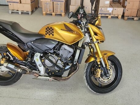 2007 Honda CB 600F Hornet, золотистый, 490000 рублей, вид 2