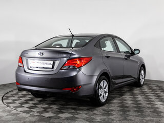 2015 Hyundai Solaris I Рестайлинг, серый, 1199000 рублей, вид 5