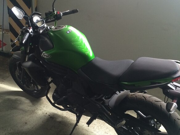 2015 Kawasaki ER-6N, зелёный, 650000 рублей - вид 5