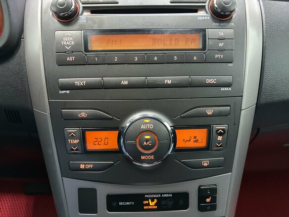 2008 Toyota Corolla X (E140, E150), чёрный - вид 12