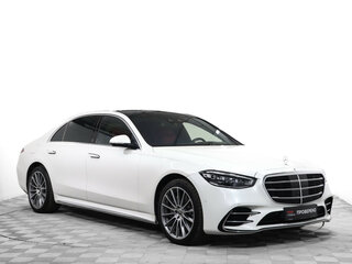 2021 Mercedes-Benz S-Класс 450 Long 4MATIC VII (W223), белый, 8200000 рублей, вид 3