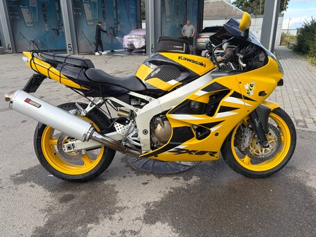2001 Kawasaki ZX-6R Ninja, жёлтый, 350000 рублей, вид 1