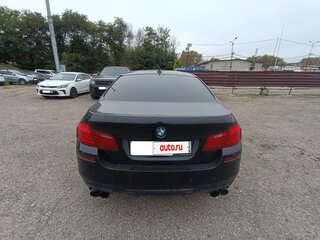 2013 BMW 5 серии 520i VI (F10/F11/F07), чёрный, 1600000 рублей, вид 4