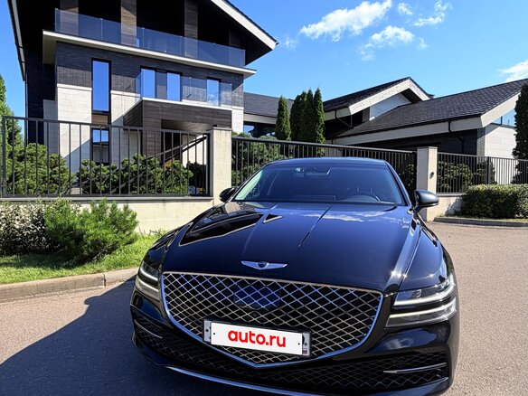 2021 Genesis G80 II, чёрный, 3650000 рублей - вид 1