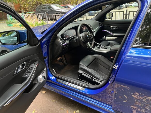 2021 BMW 3 серии 320d xDrive VII (G2x), синий, 4370000 рублей - вид 5