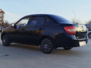 2013 Lada (ВАЗ) Granta I, чёрный, 420000 рублей, вид 4