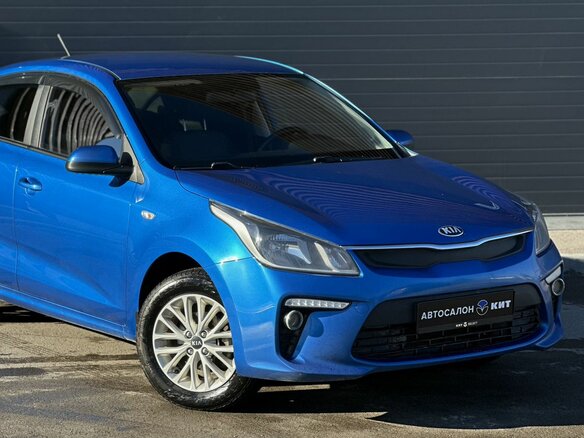 2018 Kia Rio IV, синий, 1289000 рублей - вид 8
