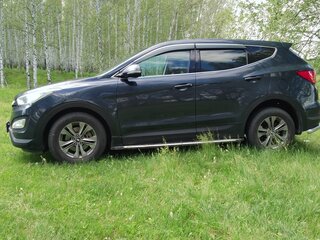 2014 Hyundai Santa Fe III, синий, 1550000 рублей, вид 2