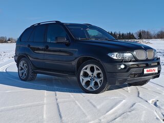 2005 BMW X5 4.8is I (E53) Рестайлинг, чёрный, 1400000 рублей, вид 4