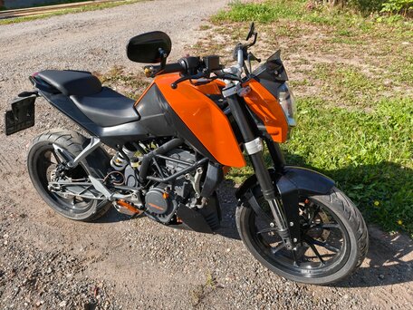2012 KTM 200 Duke, оранжевый, 209000 рублей, вид 2
