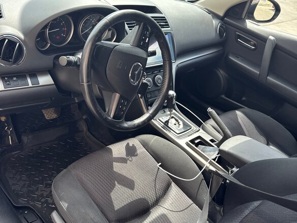 2012 Mazda 6 II (GH) Рестайлинг, синий, 1230000 рублей - вид 7