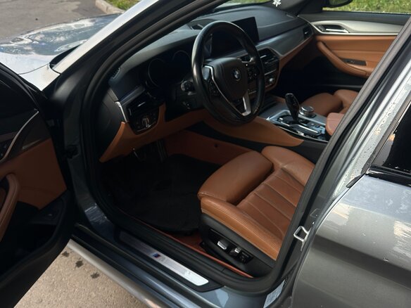 2017 BMW 5 серии 530i xDrive VII (G30/G31/G38), серый - вид 9