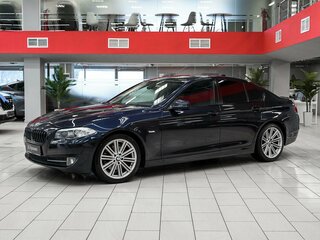 2012 BMW 5 серии 528i VI (F10/F11/F07), синий, 1450000 рублей, вид 1