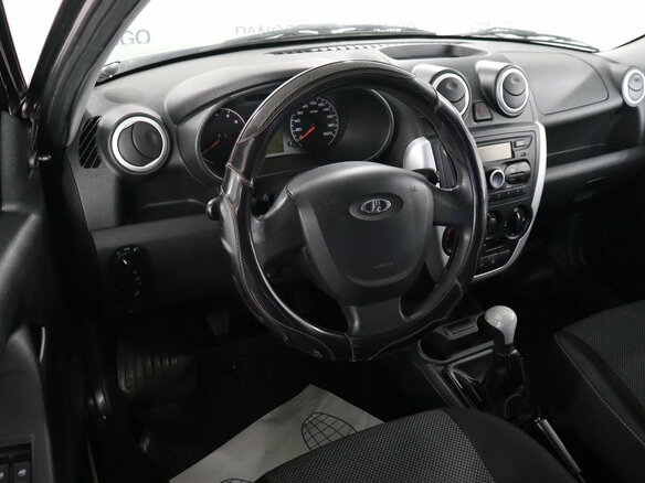 2015 Lada (ВАЗ) Granta I, чёрный, 384000 рублей - вид 8