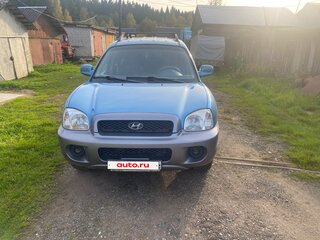 2004 Hyundai Santa Fe I, голубой, 370000 рублей, вид 1