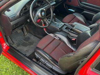 1995 BMW 3 серии Compact 318i III (E36), красный, 400000 рублей, вид 4