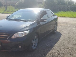 2011 Toyota Corolla X (E140, E150) Рестайлинг, чёрный, 1160000 рублей, вид 4