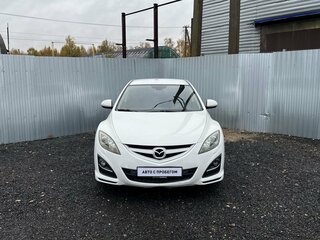 2012 Mazda 6 II (GH) Рестайлинг, белый, 820000 рублей, вид 3