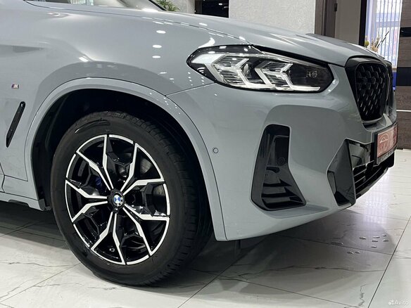 2022 BMW X4 20i II (G02) Рестайлинг, серый - вид 30