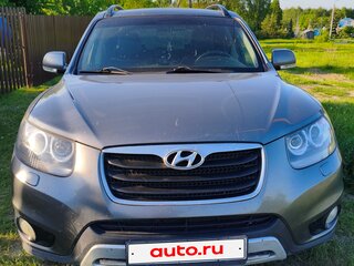 2012 Hyundai Santa Fe II Рестайлинг, серый, 1300000 рублей, вид 2