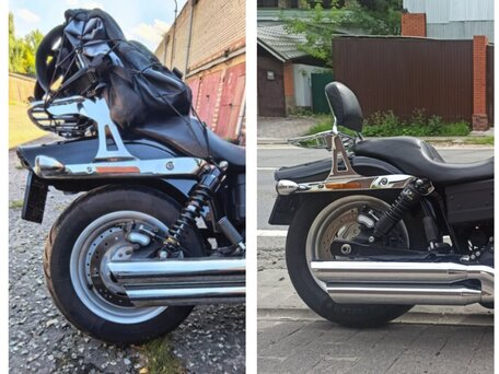 2010 Harley-Davidson Fat Bob, чёрный, 800000 рублей, вид 4