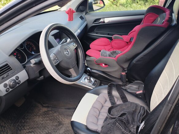 2006 Opel Astra H, чёрный - вид 2