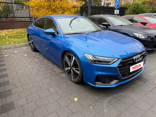2022 Audi A7 40 TDI II (4K), синий, 5600000 рублей, вид 2