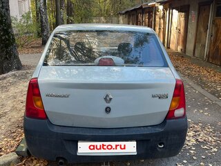 2007 Renault Logan I, серый, 231000 рублей, вид 4