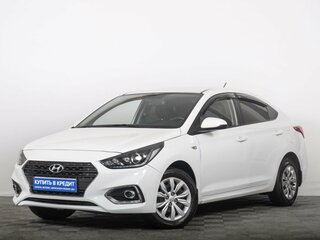 2018 Hyundai Solaris II, белый, 1349000 рублей, вид 2