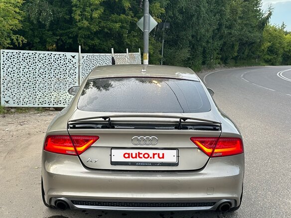 2013 Audi A7 S-tronic I (4G), бежевый, 2350000 рублей - вид 18