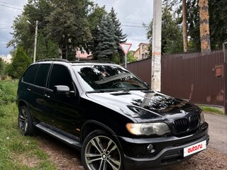 2000 BMW X5 4.4i I (E53), чёрный, 610000 рублей, вид 3