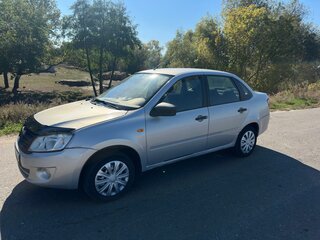 2016 Lada (ВАЗ) Granta I, серебристый, 365000 рублей, вид 1