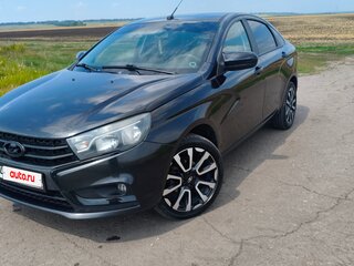 2016 Lada (ВАЗ) Vesta I, чёрный, 780000 рублей, вид 1