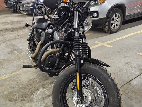 2011 Harley-Davidson Sportster 1200, чёрный, 640000 рублей, вид 2