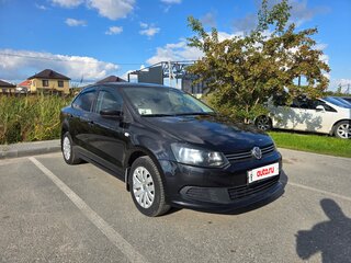 2013 Volkswagen Polo V, чёрный, 940000 рублей, вид 2