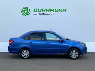 2018 Lada (ВАЗ) Granta I Рестайлинг, синий, 425000 рублей, вид 3