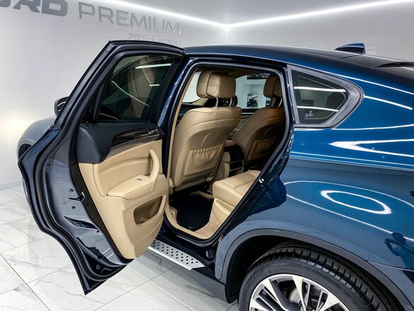 2013 BMW X6 30d I (E71) Рестайлинг, синий - вид 19