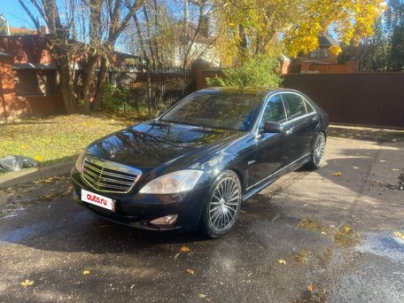 2008 Mercedes-Benz S-Класс 500 V (W221), чёрный, 600000 рублей, вид 2