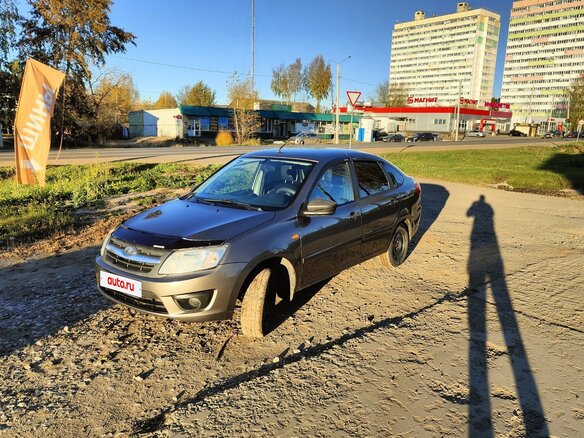 2016 Lada (ВАЗ) Granta I, коричневый, 422000 рублей - вид 2
