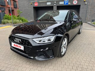 2021 Audi A4 40 TFSI V (B9) Рестайлинг, чёрный, 3680000 рублей, вид 3