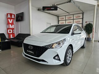 2021 Hyundai Solaris II Рестайлинг, белый, 1758000 рублей, вид 2