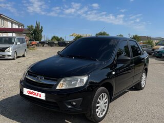 2013 Lada (ВАЗ) Granta I, чёрный, 670000 рублей, вид 2