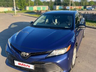 2017 Toyota Camry US Market VIII (XV70), синий, 2580008 рублей, вид 4