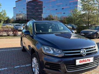 2012 Volkswagen Touareg II, синий, 1990000 рублей, вид 3