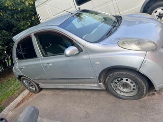 2002 Nissan March III (K12), серебристый, 150000 рублей, вид 3