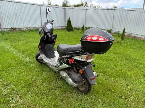 2008 Atlant 50cc, чёрный, 30000 рублей - вид 1