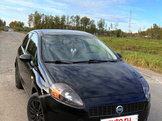 2007 Fiat Punto III Grande Punto, чёрный, 340000 рублей, вид 1