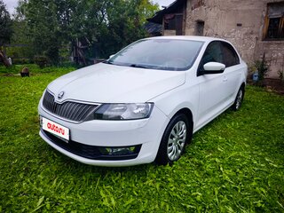 2018 Skoda Rapid I Рестайлинг, белый, 1500000 рублей, вид 4